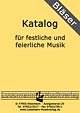 Katalog für festliche und feierliche Musik